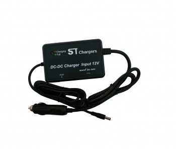 Li-Ion battery charger 12V KFZ Ladenetzteil 36V (42V ) 2A 5,5 / 2,1mm rund USB 2A