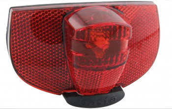 6V LED Rear Rack Tail Light, 50mm