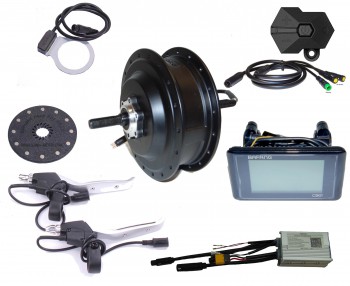 BAFANG 250W 36V rear hub for cassette 8/9/10 RWD Kit waterproof IP65 C961 G020 black Lightconnector E-Bike conversion Kit hub motor