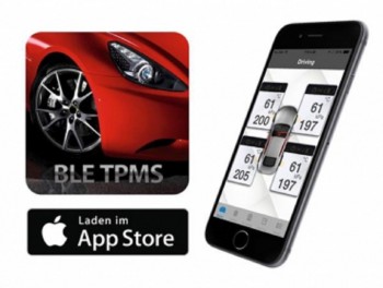 CUB TPMS 6 wheels Smartphone APP retrofit kit for 6 -8 sensors