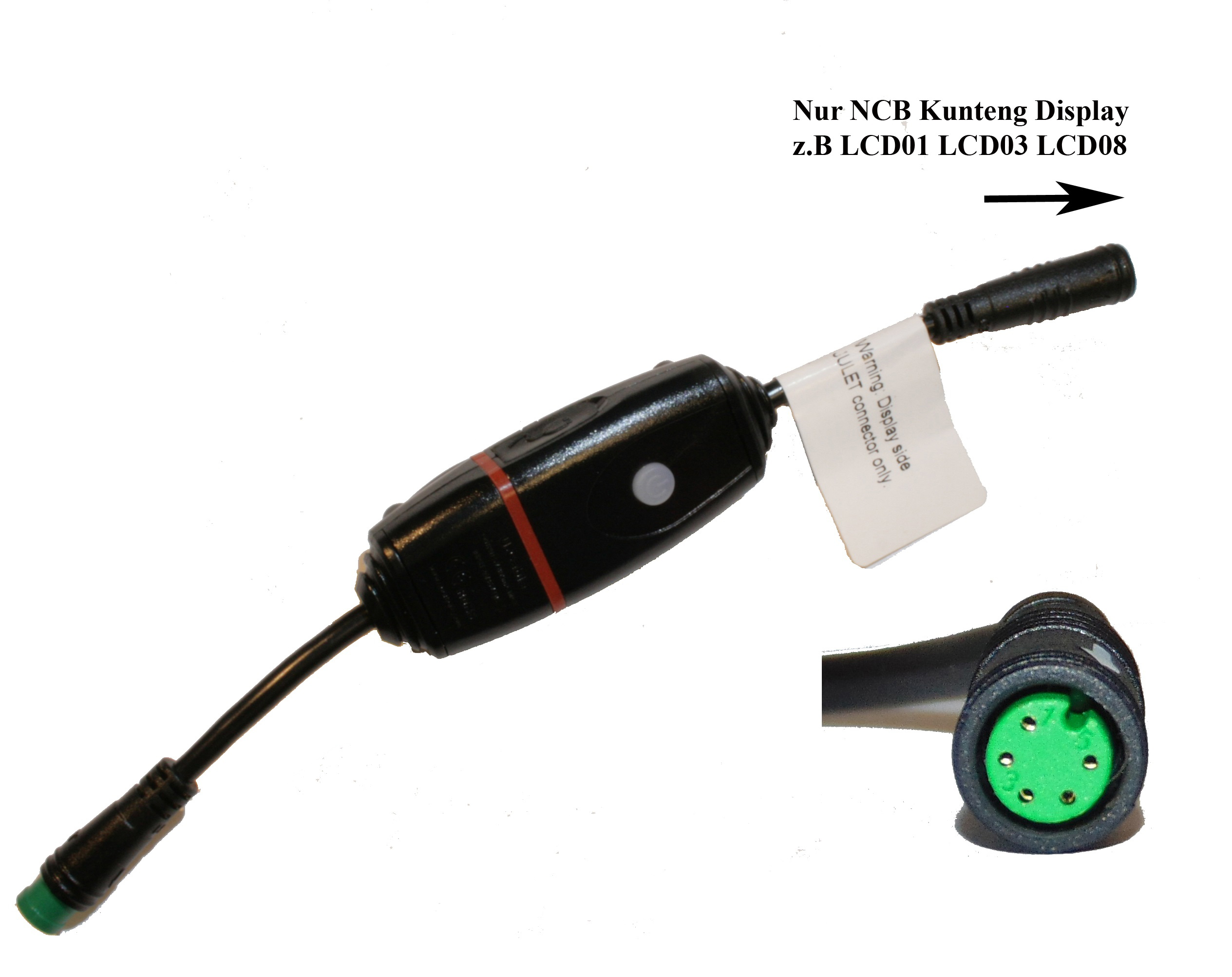 DIY conversion E-Bike KM-USB-NCB NCB USB Display Ladebuchse 500mA