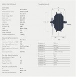 BAFANG 350W 36V Vorderrad Nabe FWD Kit IP65 C961 FM.G020 E-Bike Umbausatz Nabenmotor