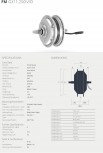 BAFANG 250W 36V Vorderrad Motor FWD IP65 FM.G311 26"-29" E-Bike Nabenmotor 