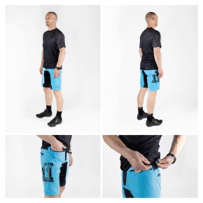 MTB cycling shorts S with gel padding bike inner shorts